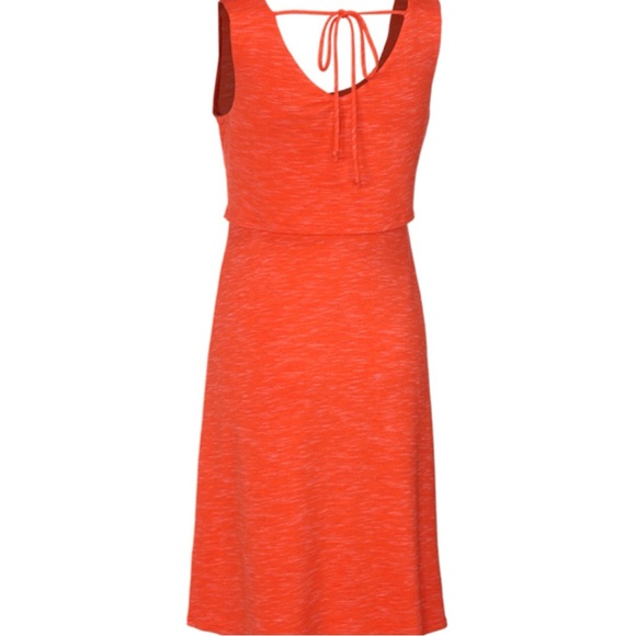 Cabi Weekend Dress Women’s S Orange Knit Knee Length Sleeveless 5972 EUC small - Picture 3 of 10
